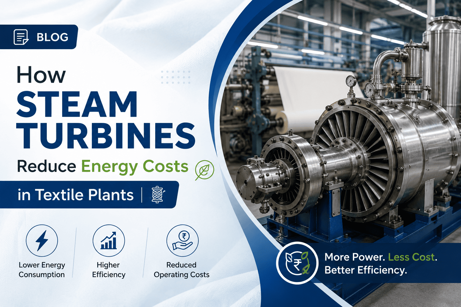 How Steam Turbines Reduce Energy Costs in Textile Plants